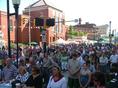 Scene from the West Virginia Italian Heritage Festival